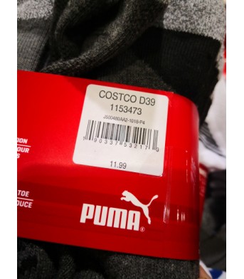 Puma 男士运动短袜 均码8双/套 （运费仅供参考，下单采买后重新核算）
