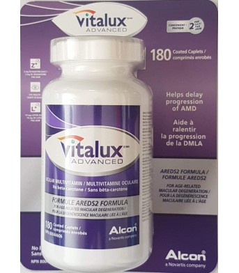 Vitalux 叶黄素维生素180片/瓶  护眼维他命 （重量预估，采买后重新核算）