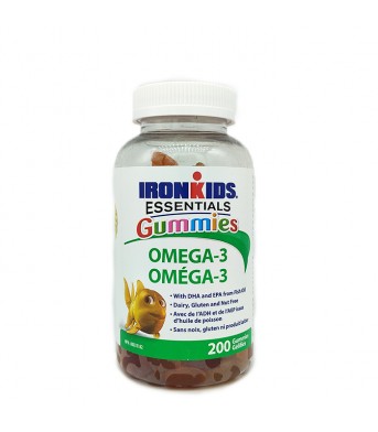 Ironkids小铁人 儿童鱼油软糖200粒/瓶  omega3EPADHA