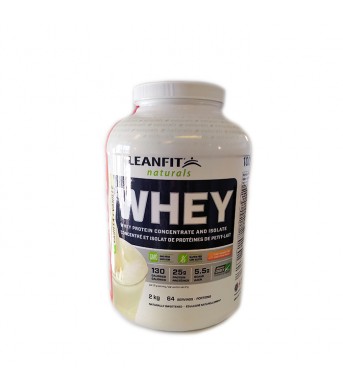 LeanFit 乳清蛋白粉2kg/桶-香草味