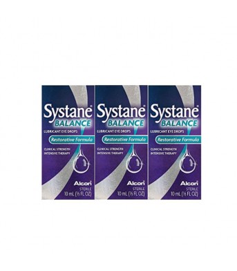 Systane Balance 眼药水 10ml*3盒  平衡滋润滴眼液