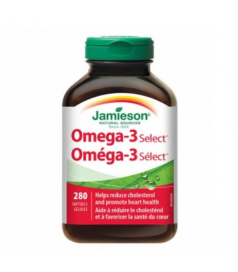 Jamieson健美生 鱼油280软胶囊/瓶  Omega3 Select 