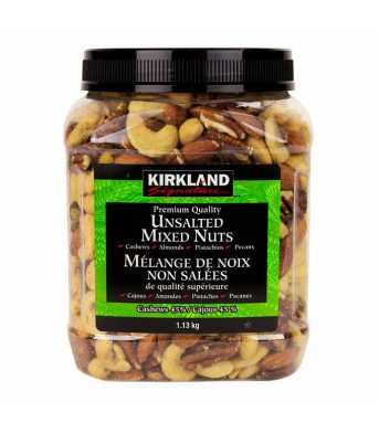 Kirkland柯兰 无盐混合坚果 1.13kg/桶